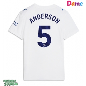 Manchester City Elliot Anderson #5 Replika Tredjetrøje Dame 2026-27 Kortærmet